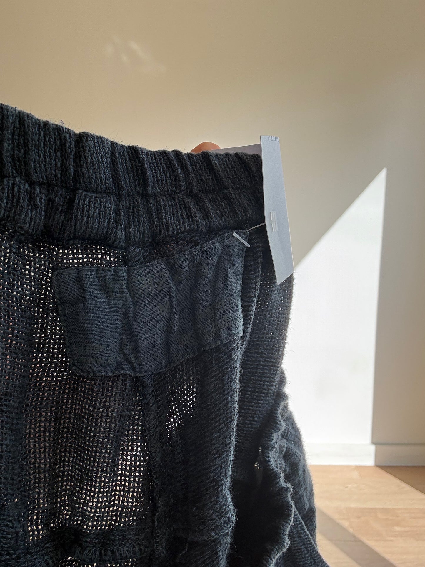 Grizas Balloon Crop Linen Trousers, M