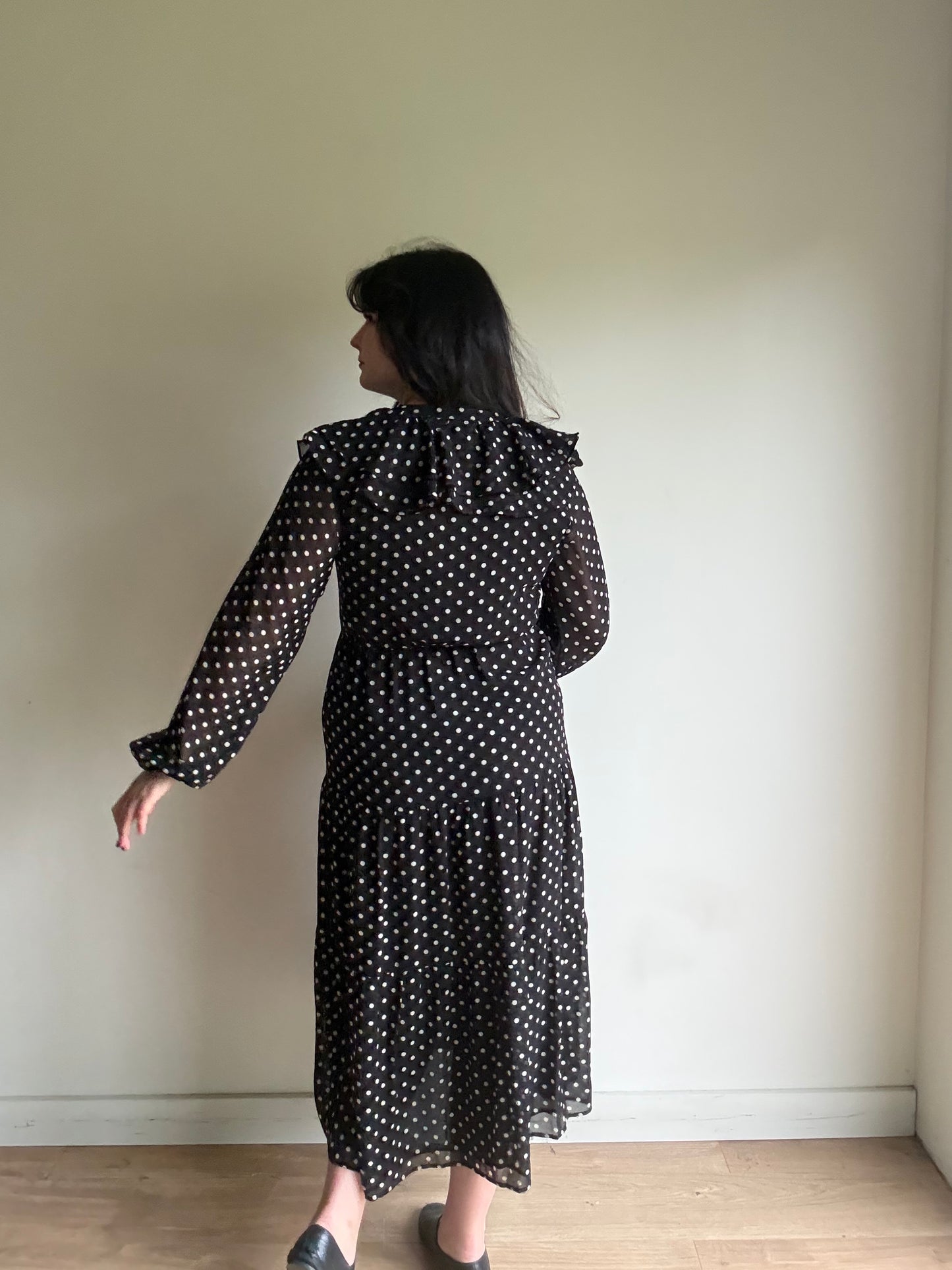 Albaray Polka Dot Ruffle Dress, 10