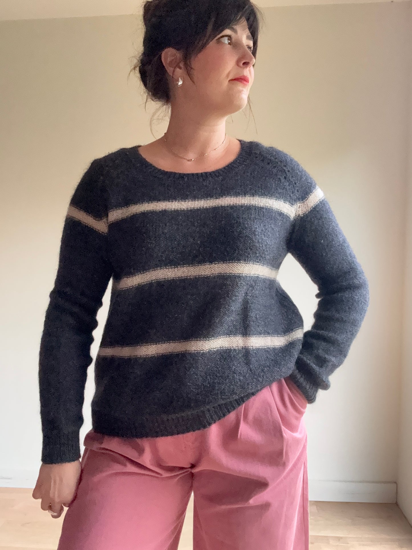 Bellerose Mohair Stripe Jumper, M