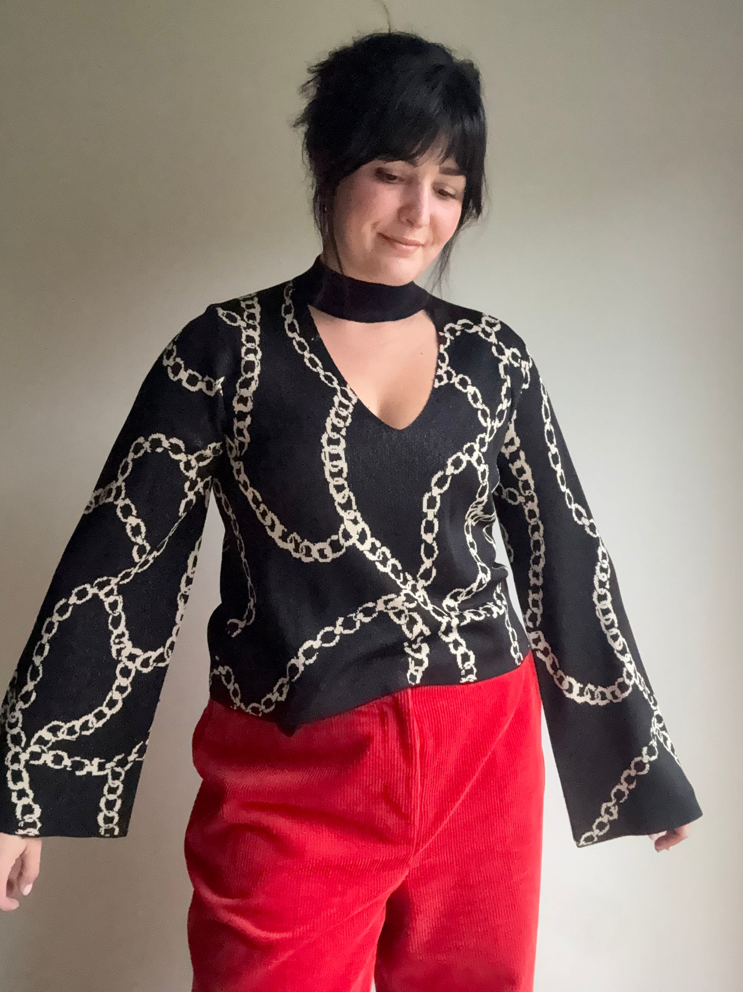 Kitri NEW Chain Print Knit, XS-M