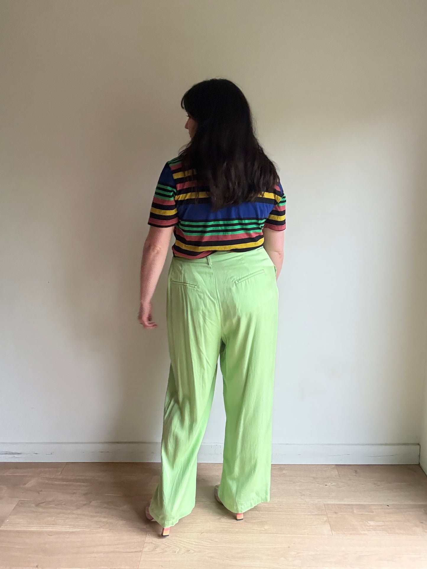 Kitri Wide Leg Tailored Trousers, 16