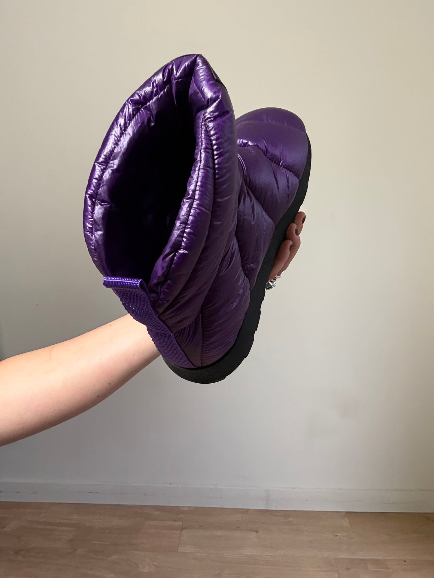 Purple Russell & Bromley NEW Padded Boots, 41