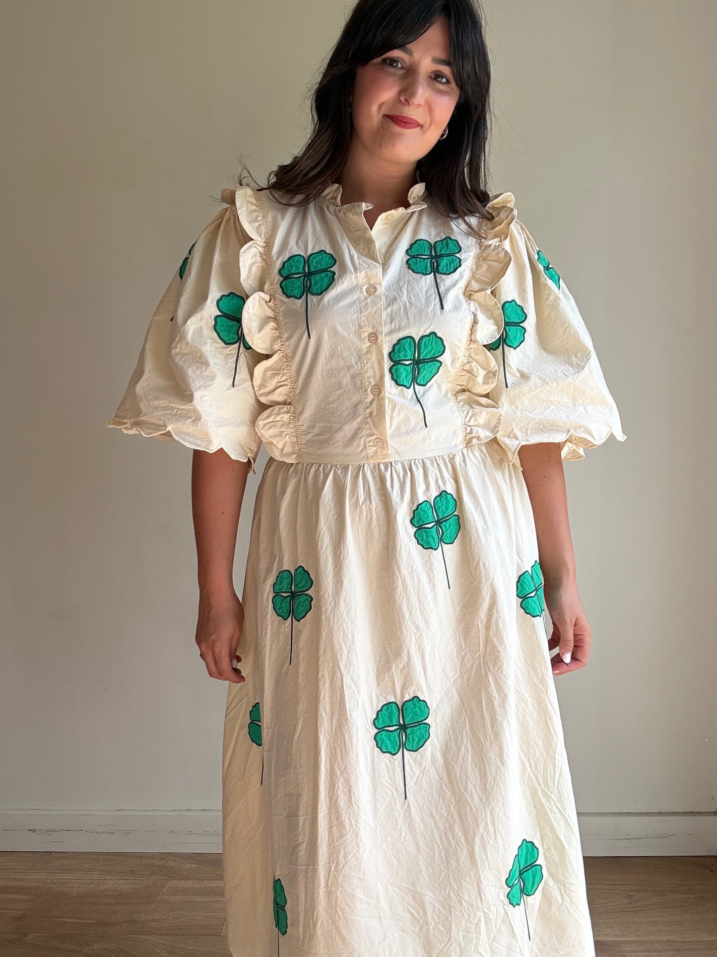 Stella Nova Clover Cotton Dress, L