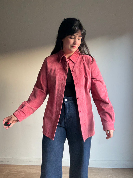 Vintage Genuine Suede Jacket, S/M