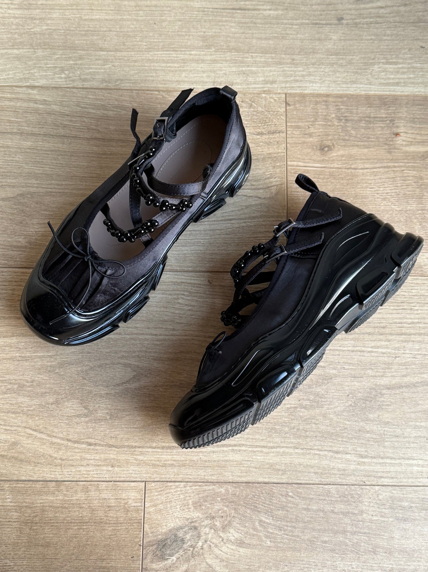 Double Standard Ballet Beaded Sneakers, 40