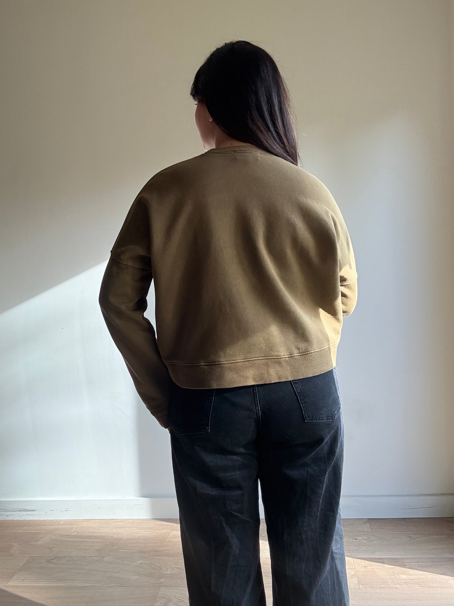 YMC Boxy Crop Sweatshirt, M