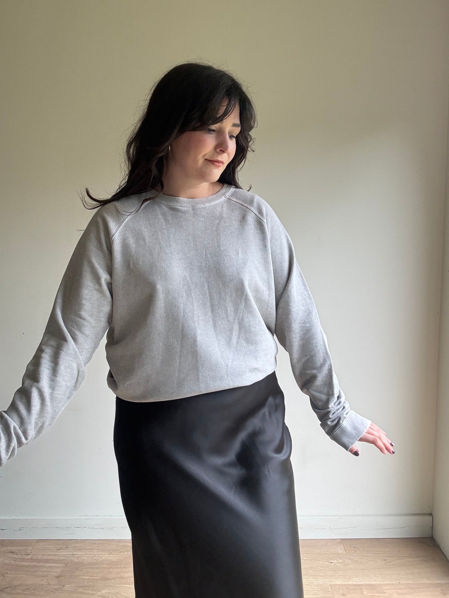 Washed Grey FOLK Classic Sweatshirt, XL