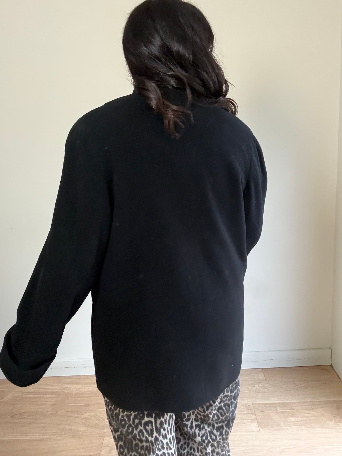 Vintage House of Fraser Wool & Cashmere Short Coat, XL