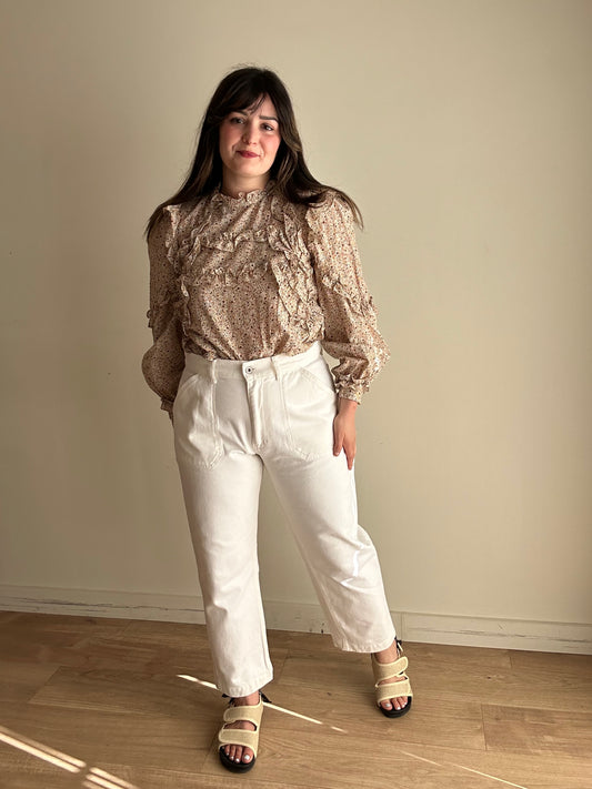 White Albam Utility Jeans, 32''