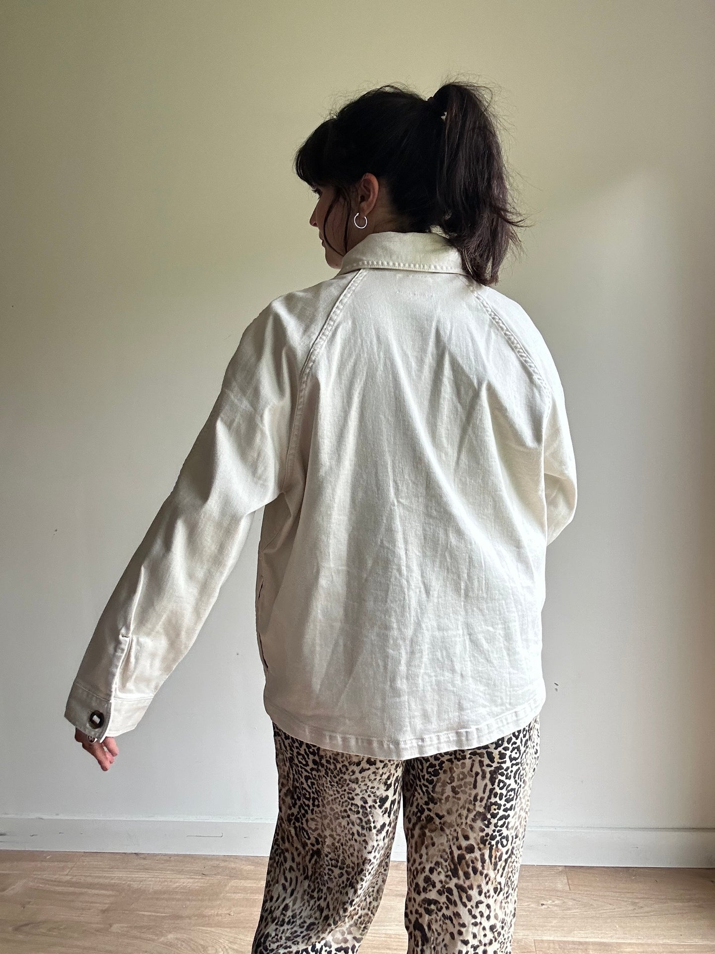 White Stuff Eden Denim Relaxed Jacket, 18R