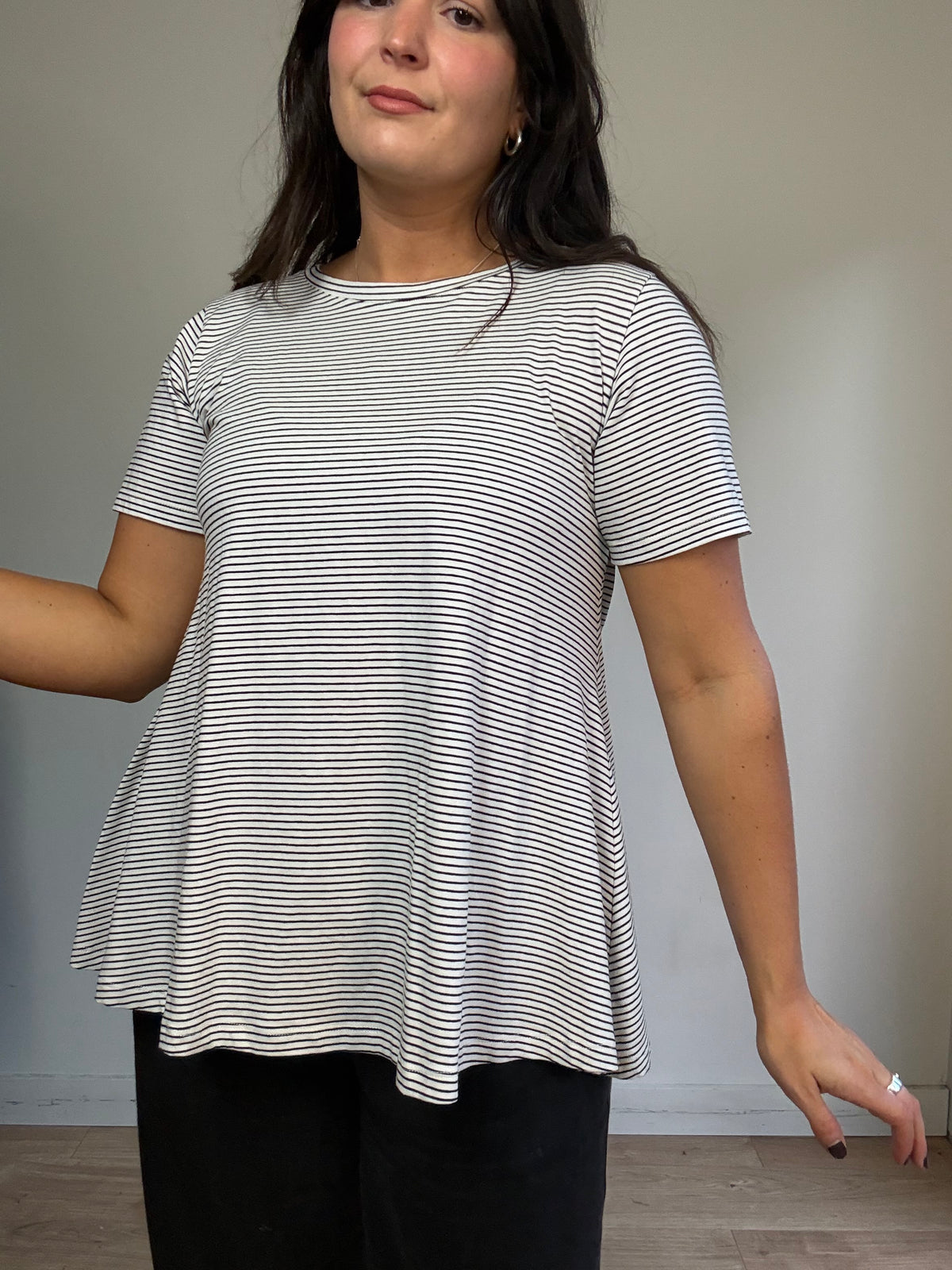 Stripe Mama B A-Line T-Shirt, M