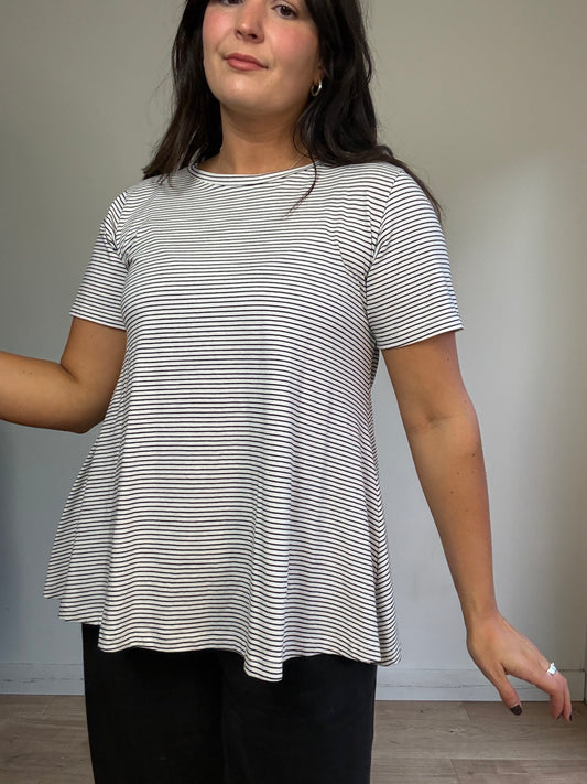 Stripe Mama B A-Line T-Shirt, M