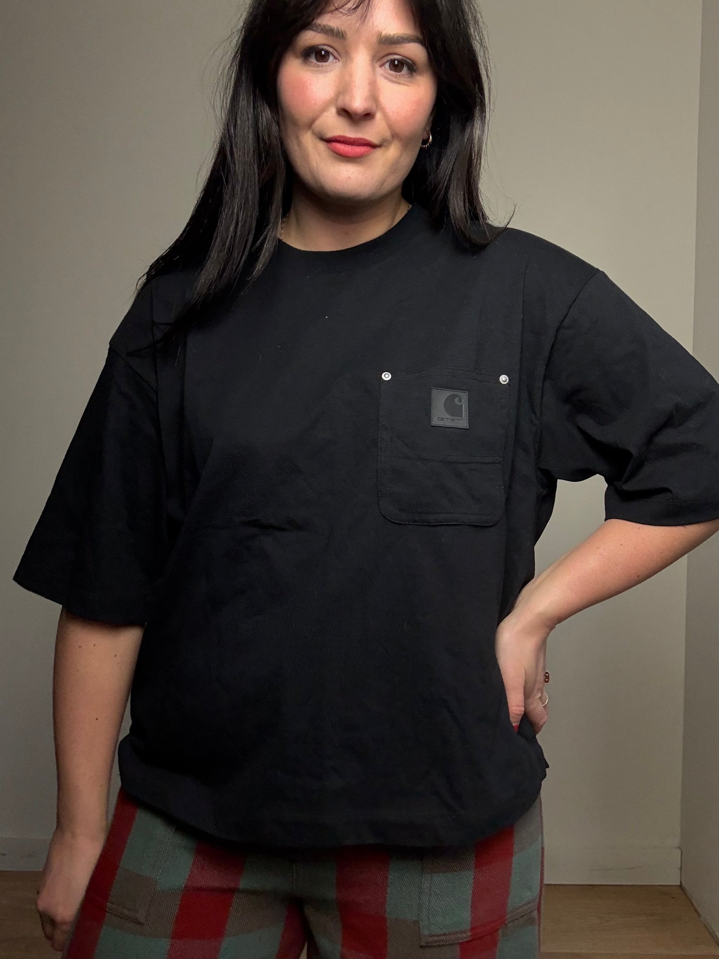 Black Carhartt Boxy T-Shirt, L