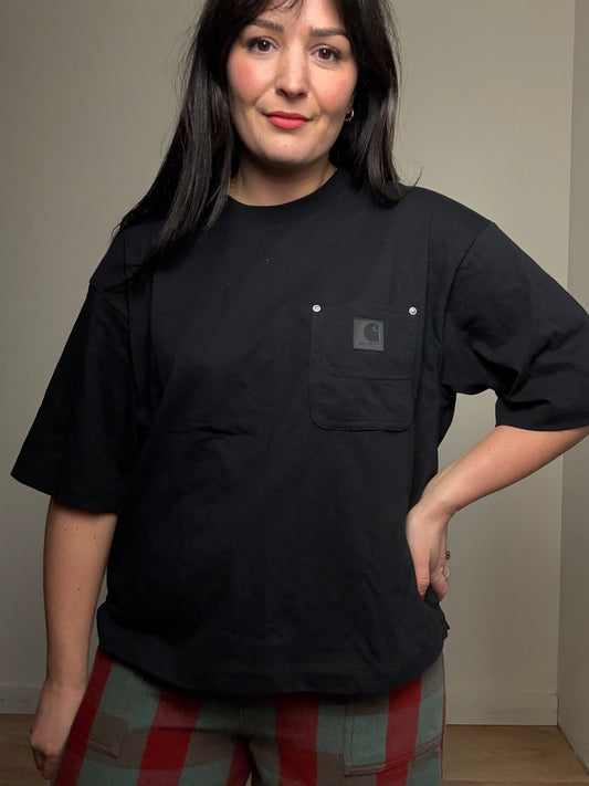 Black Carhartt Boxy T-Shirt, L