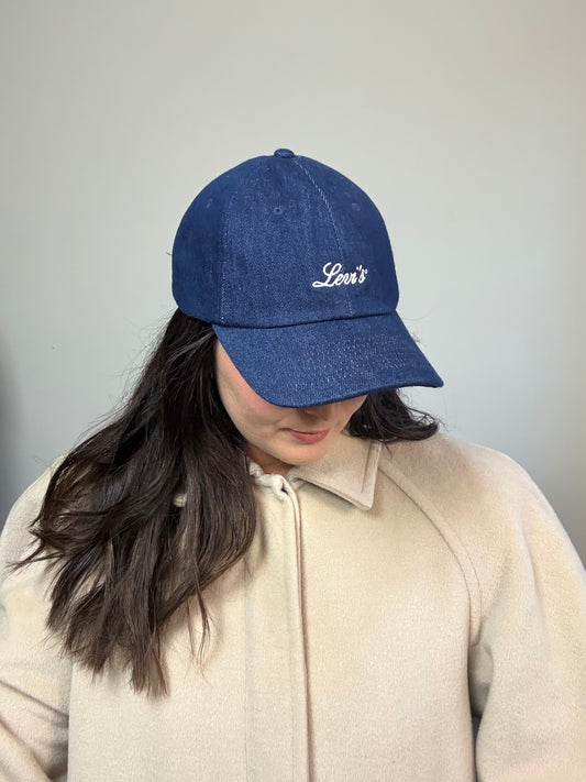 Levi's Denim Embroidered Cap