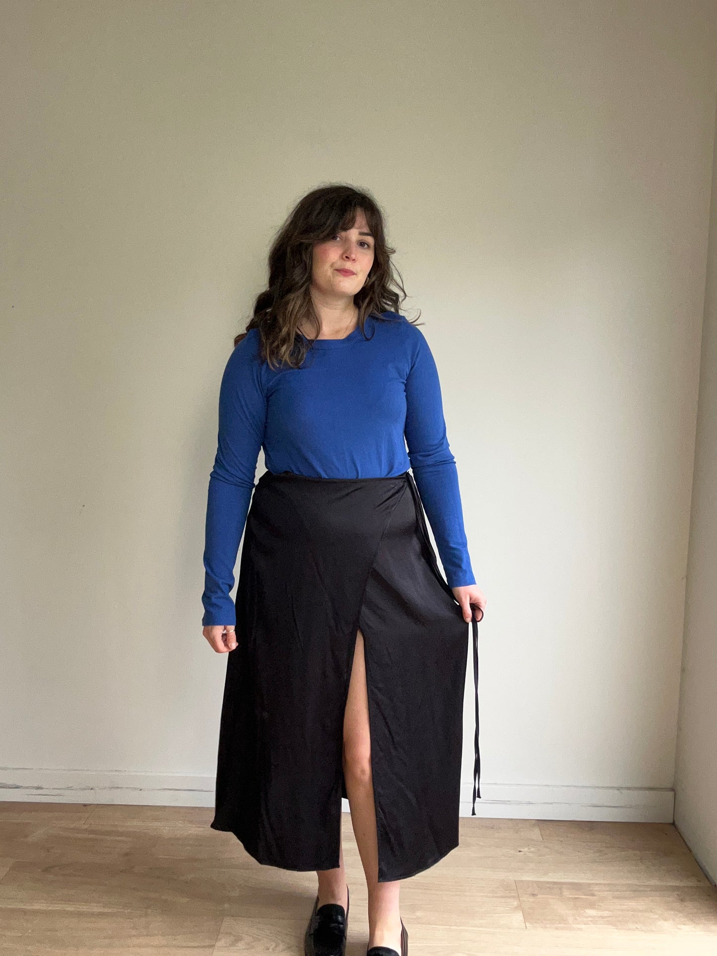 H&M Satin Wrap Skirt, 12-14