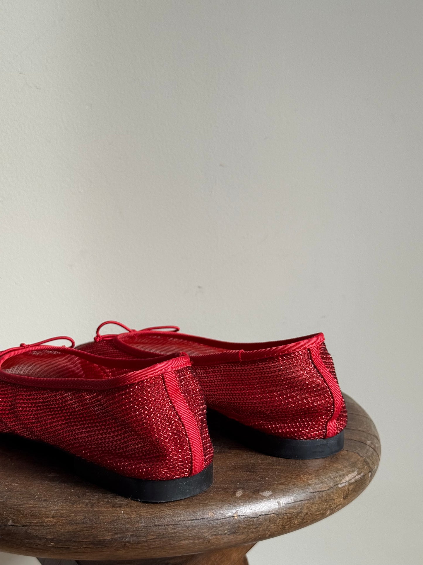 Mango NEW Mesh Ballet Flats, 39