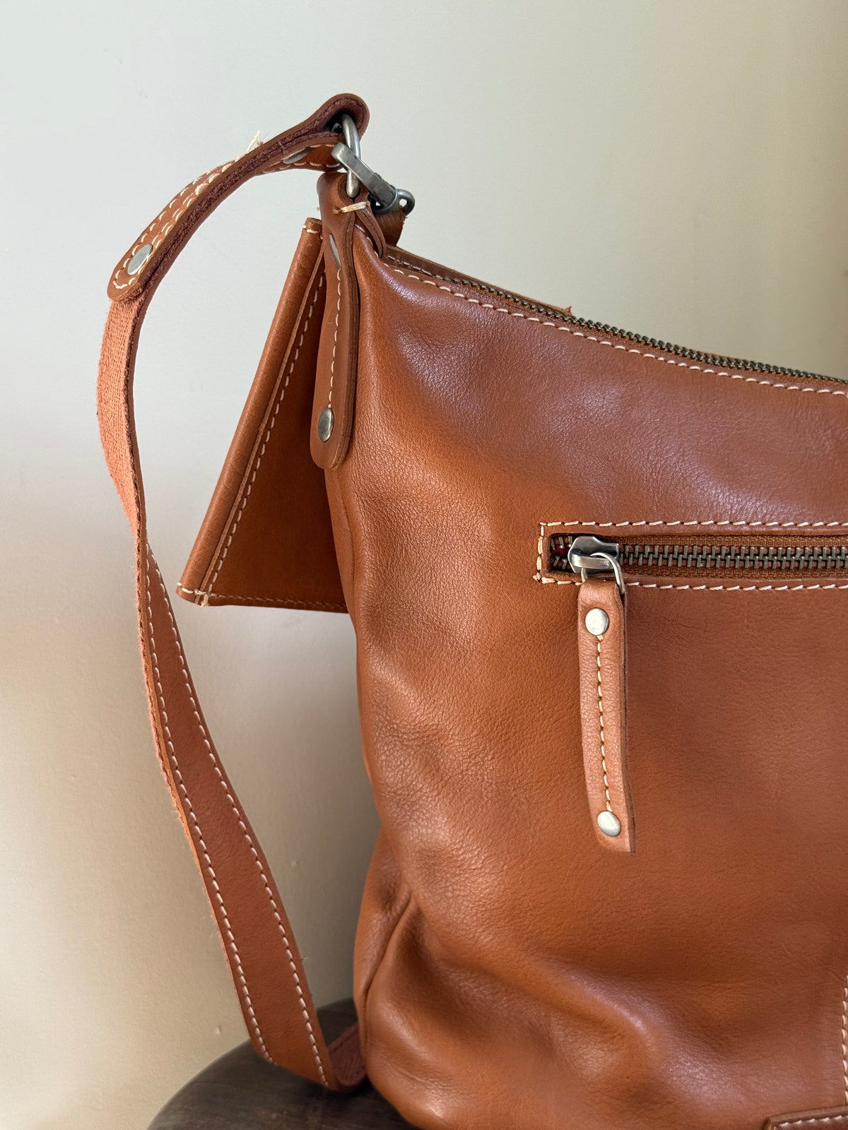 Fern Crossbody Leather Bag, O/S