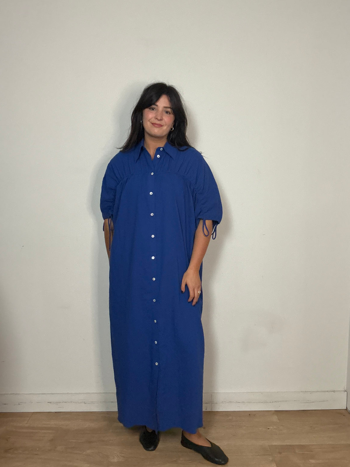 Foemina Seersucker Gathered Dress, 12