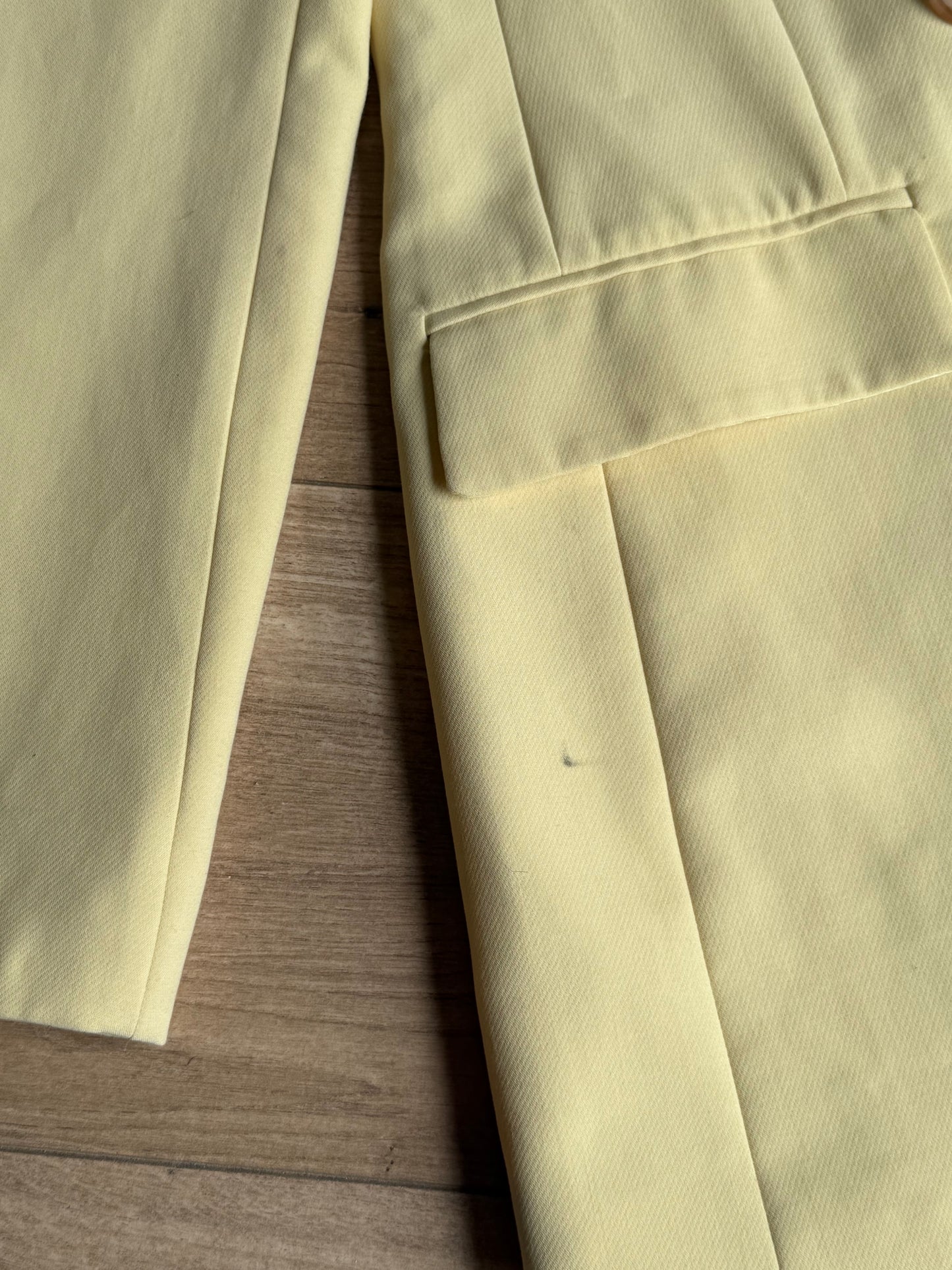 Butter Yellow Warehouse Tailored Suit, S/M