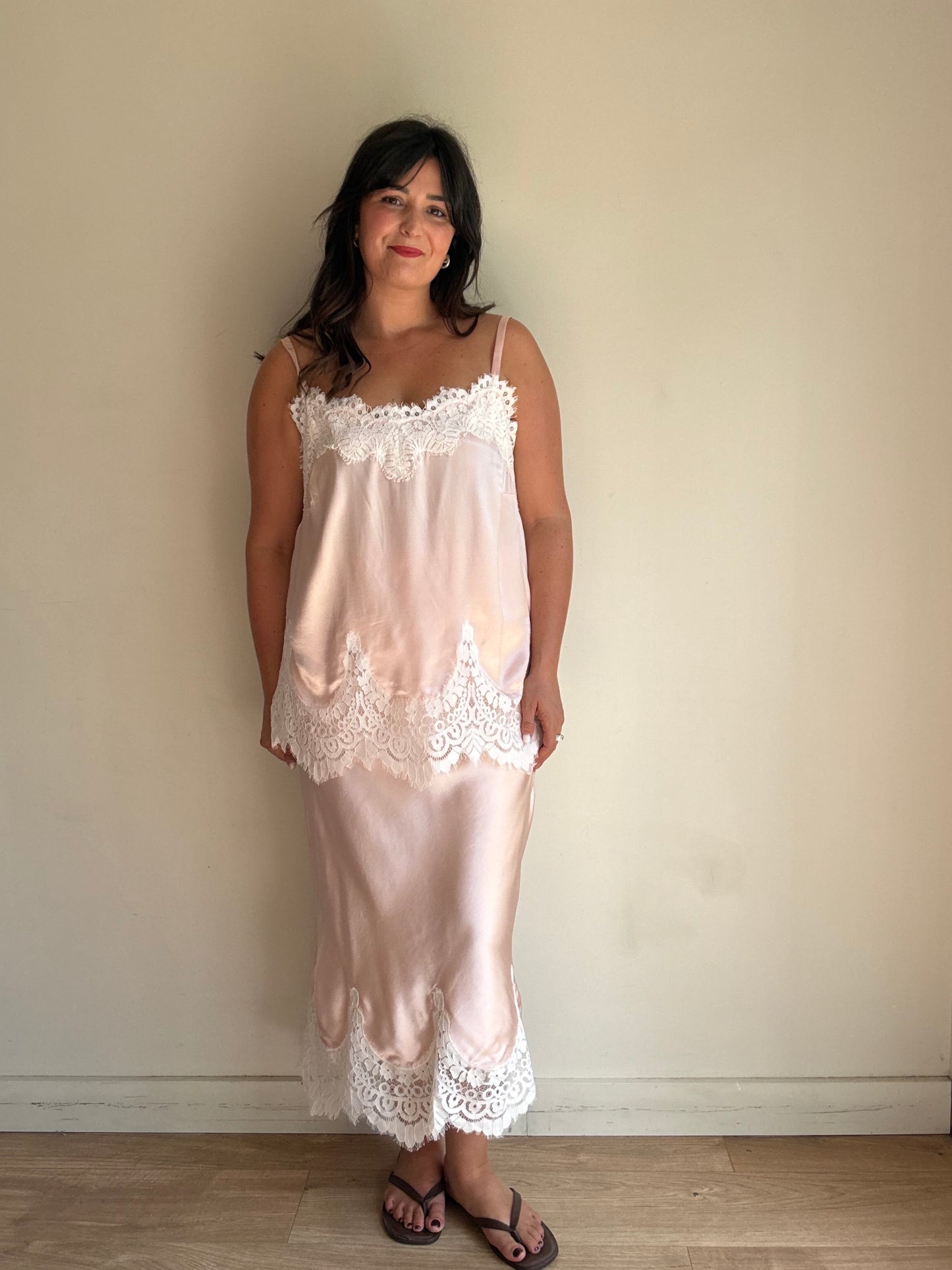 Mint Velvet Lace and Satin Co-Ord