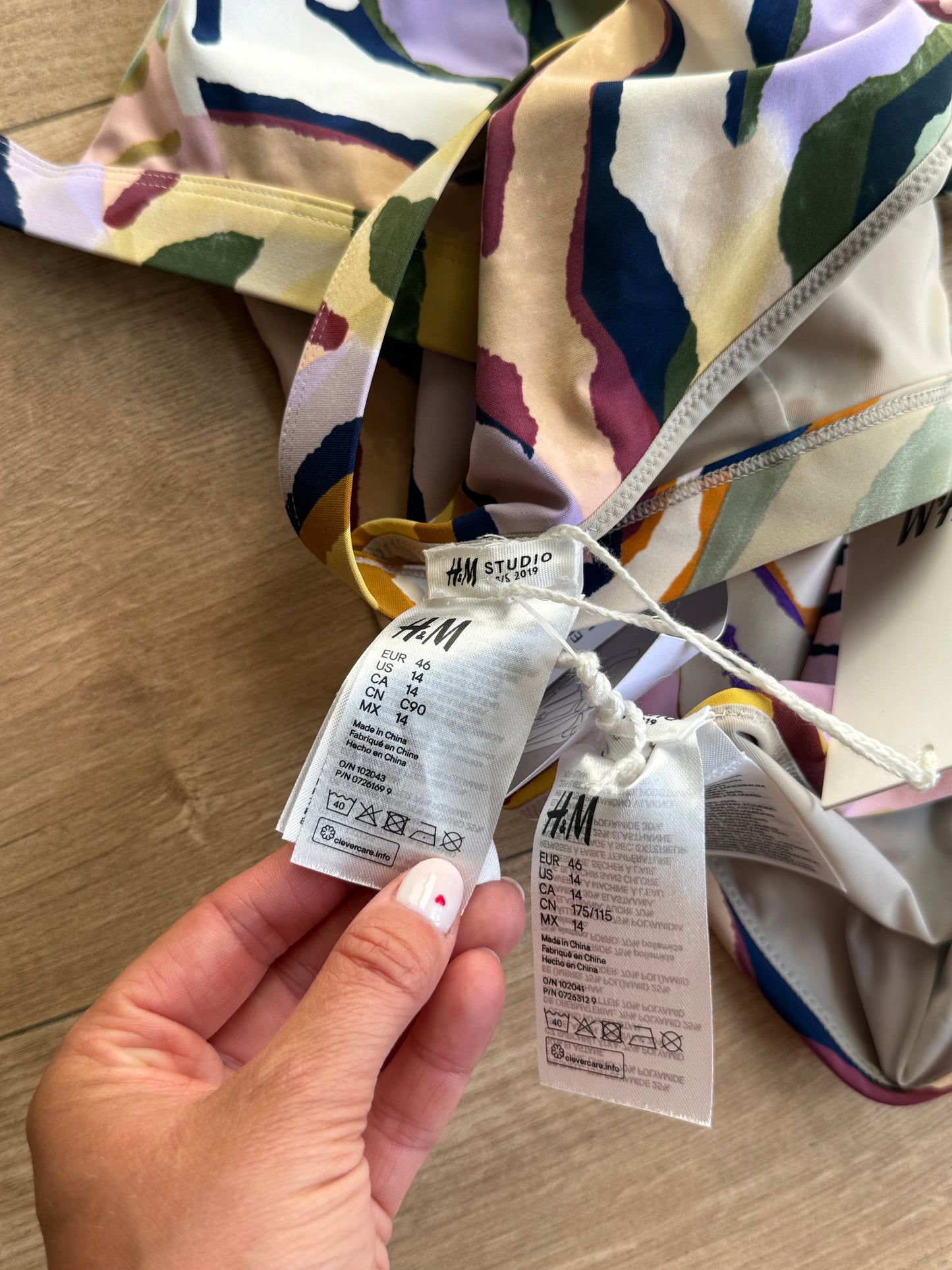 H&M Studio NEW With Tags Printed Bikini, 18