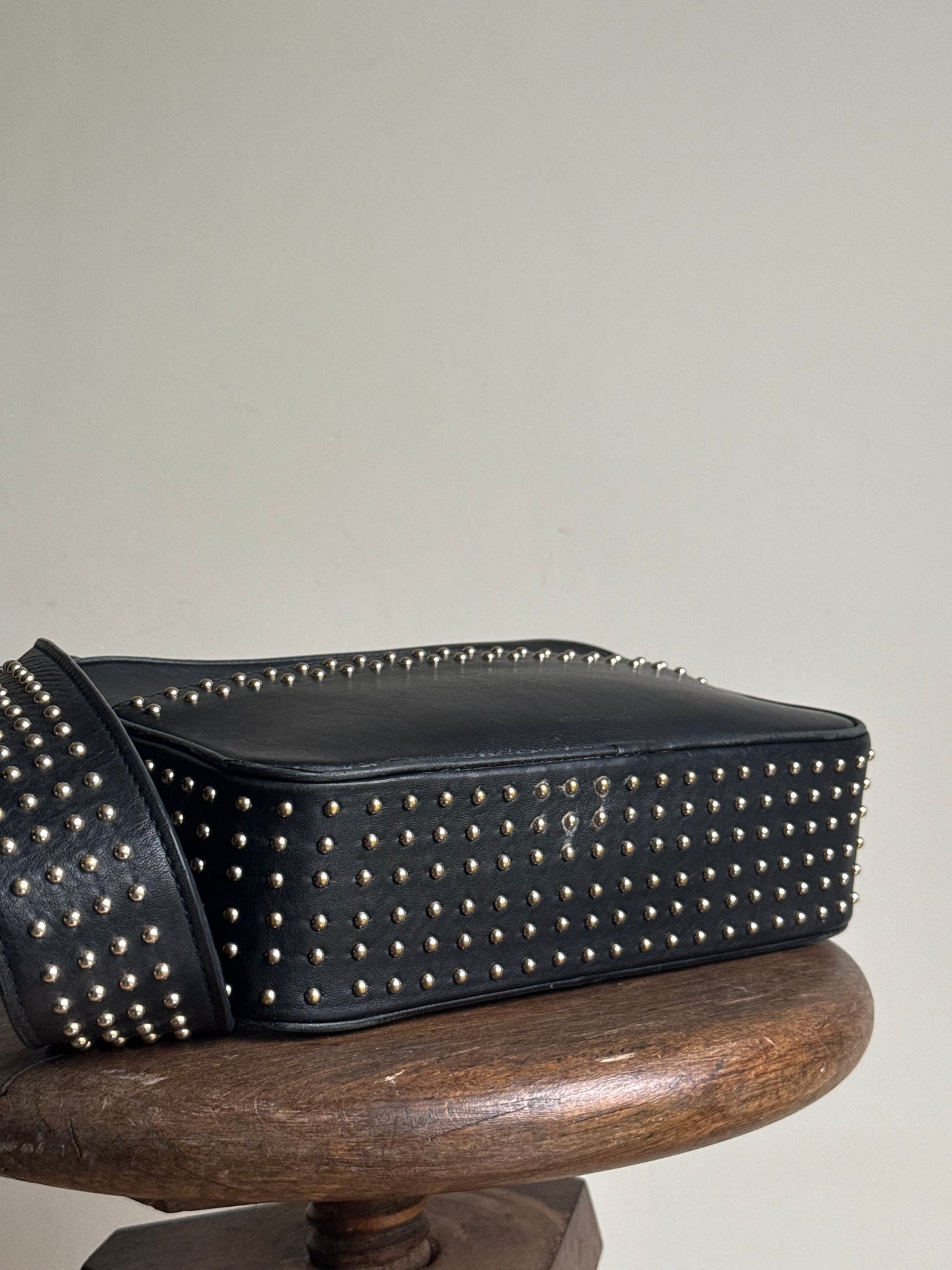 Anine Bing Studded Leather Bag, One Size