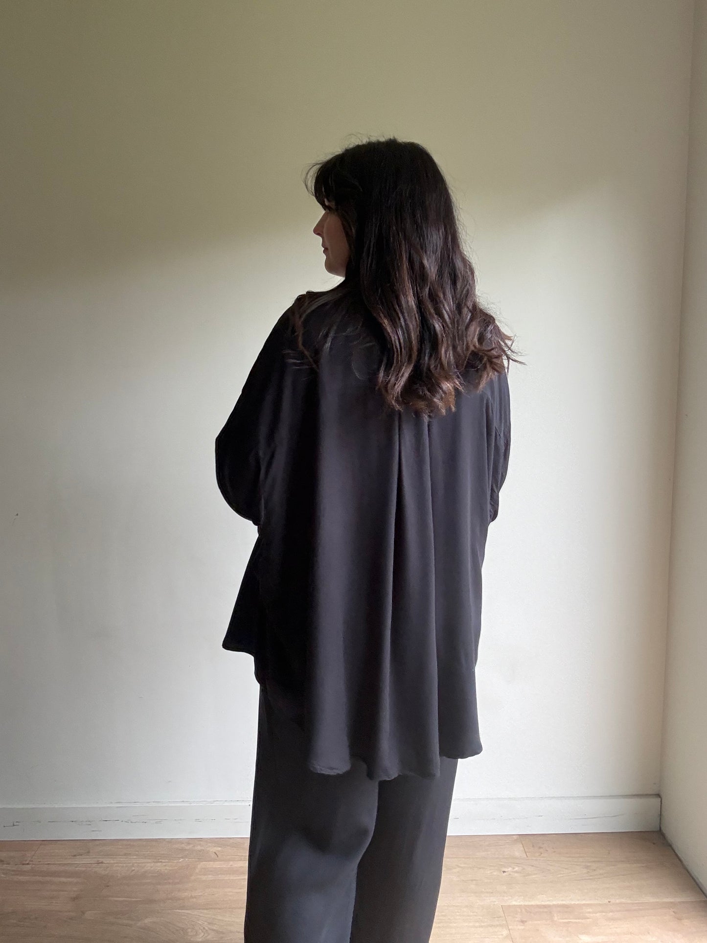 Black Sleeper Shirt & Trousers, Size 1