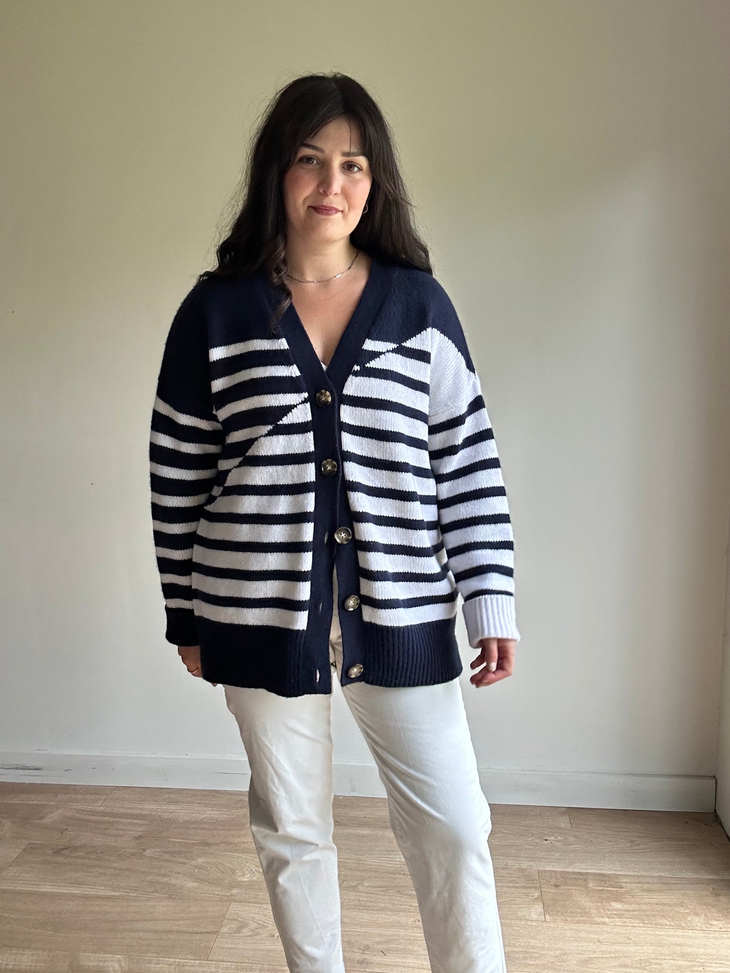 La Ligne Wool & Cashmere Cardigan, L