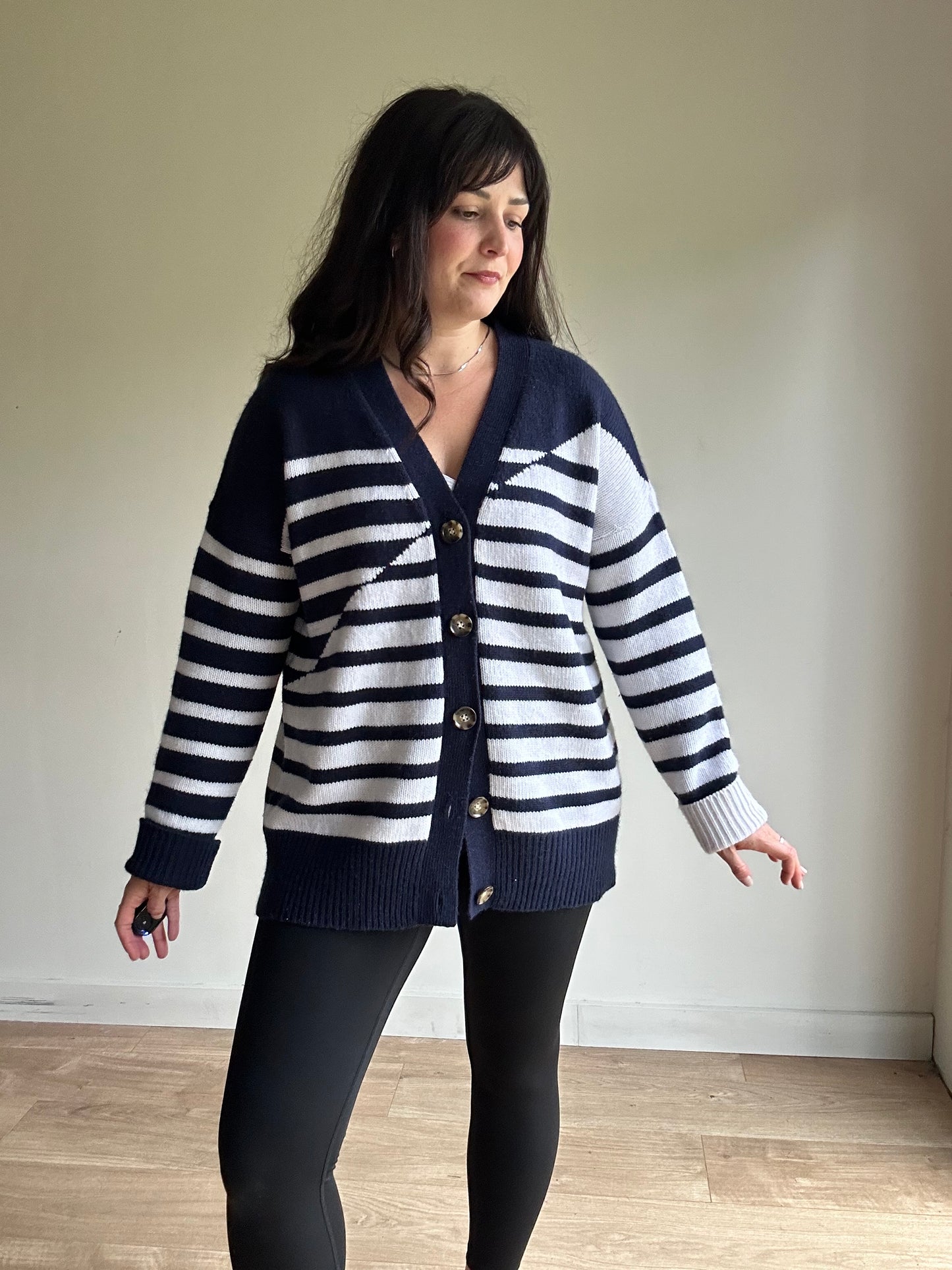 La Ligne Wool & Cashmere Cardigan, L