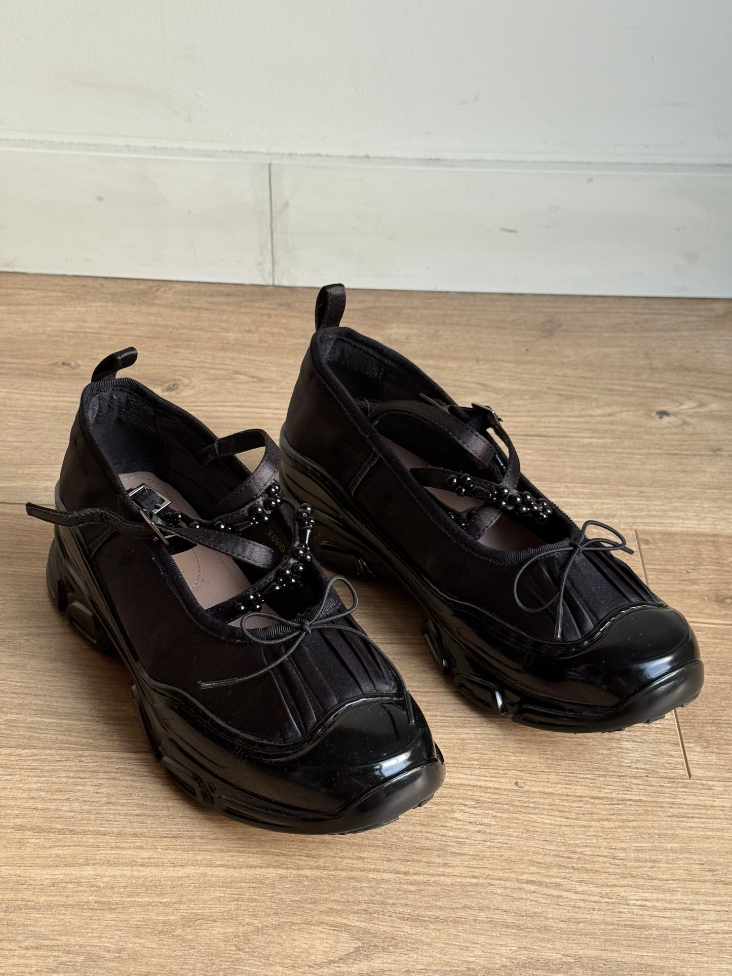 Double Standard Ballet Beaded Sneakers, 40