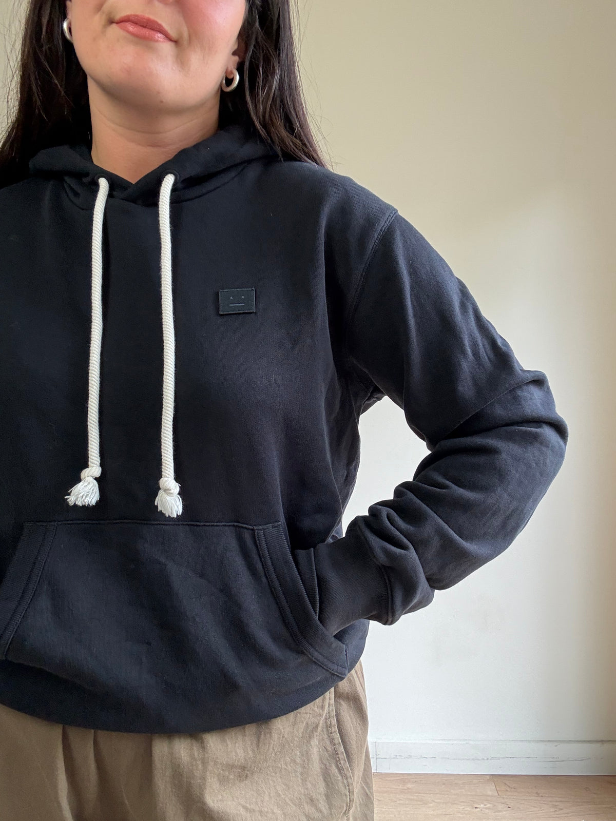 Acne Studios Cotton Fairah Hoodie, S