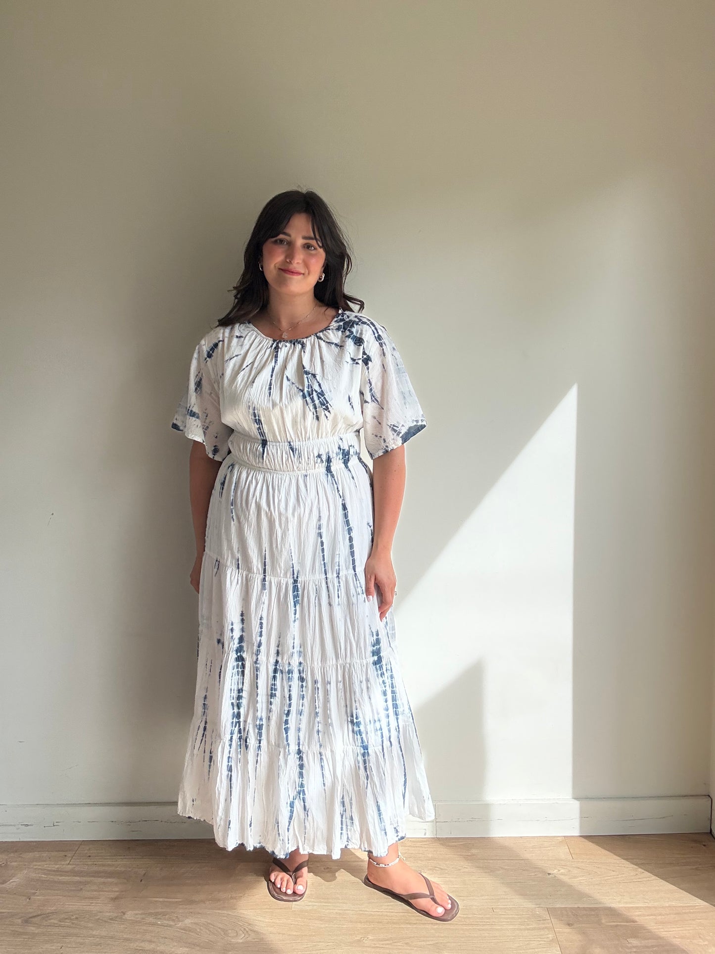 Warehouse Open Back Midi Dress, 10-12