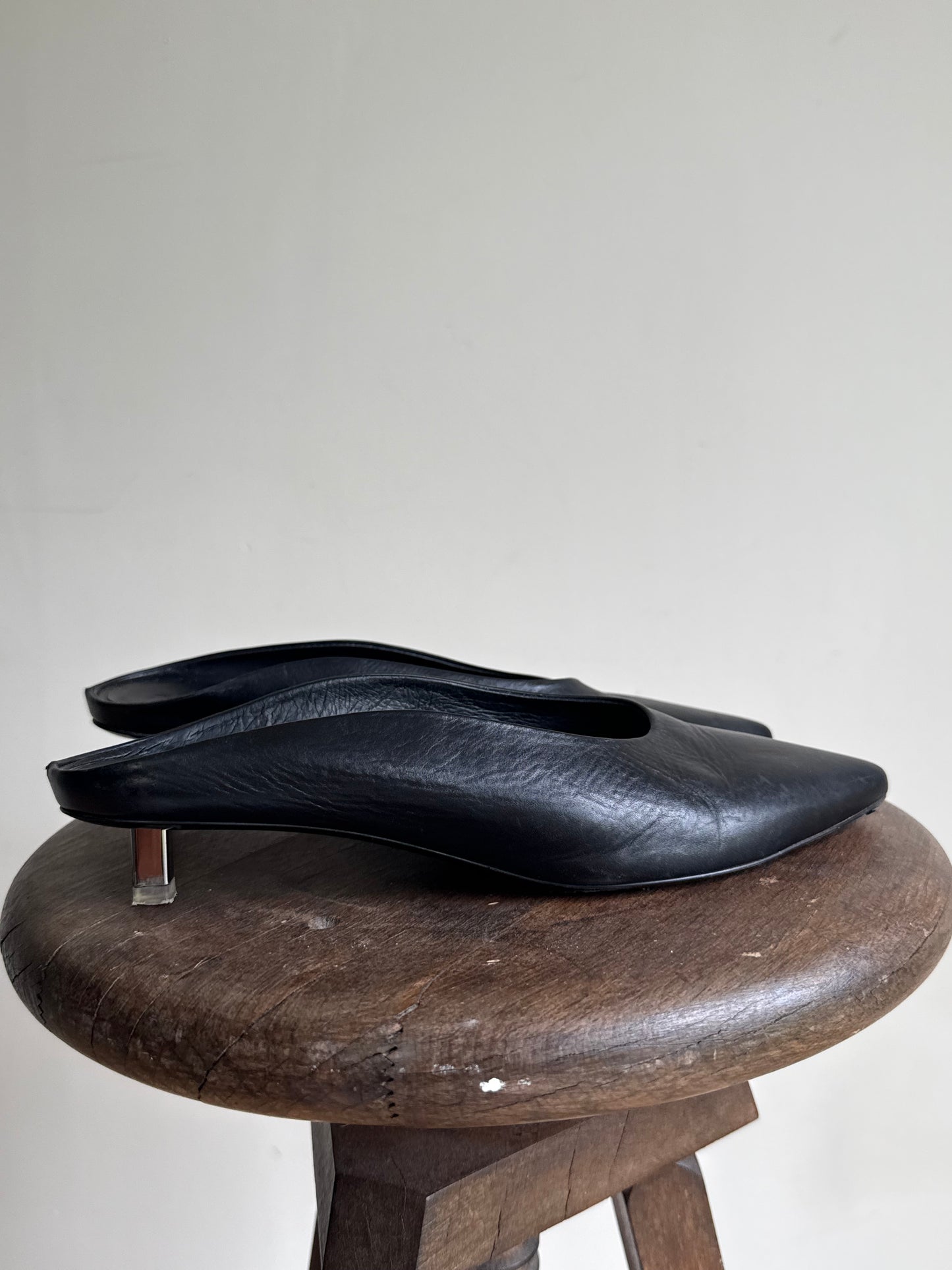 Vic Matie Leather Heeled Mules, 38