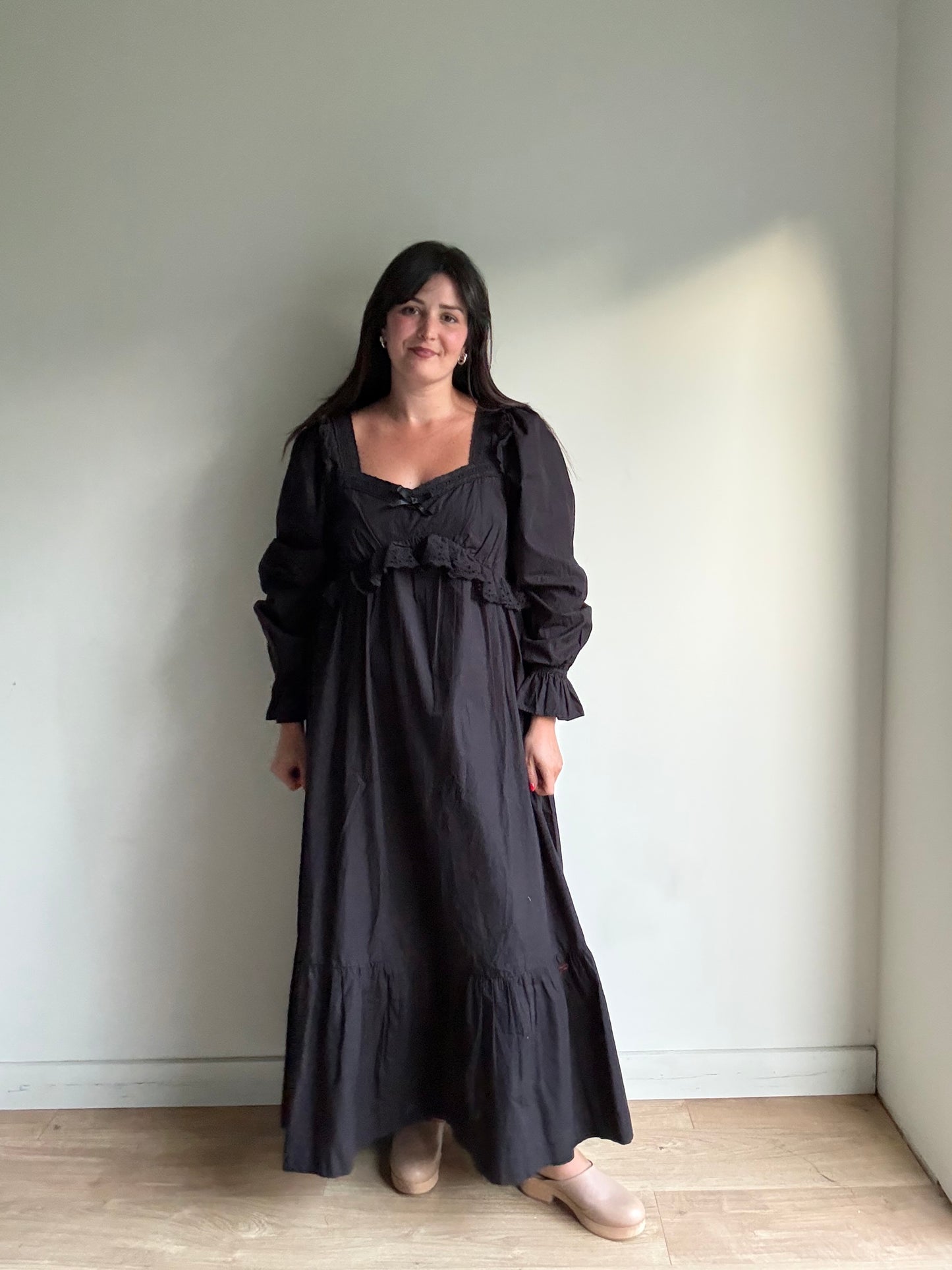 Damson Madder NEW Edith Vintage Cotton Dress, 14
