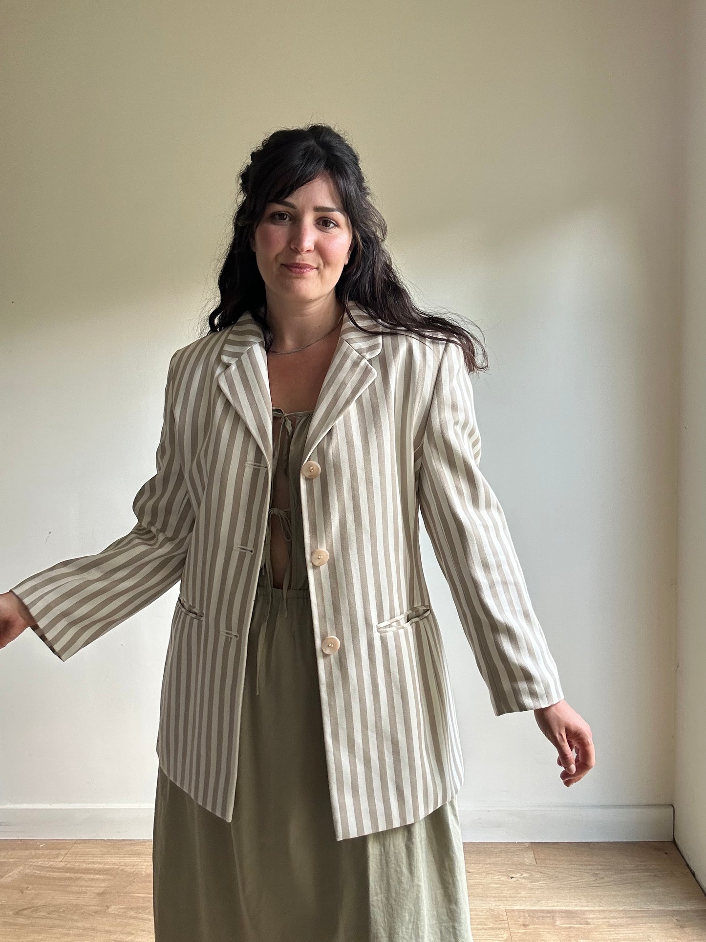 Vintage St Michaels Candy Stripe Blazer, 14