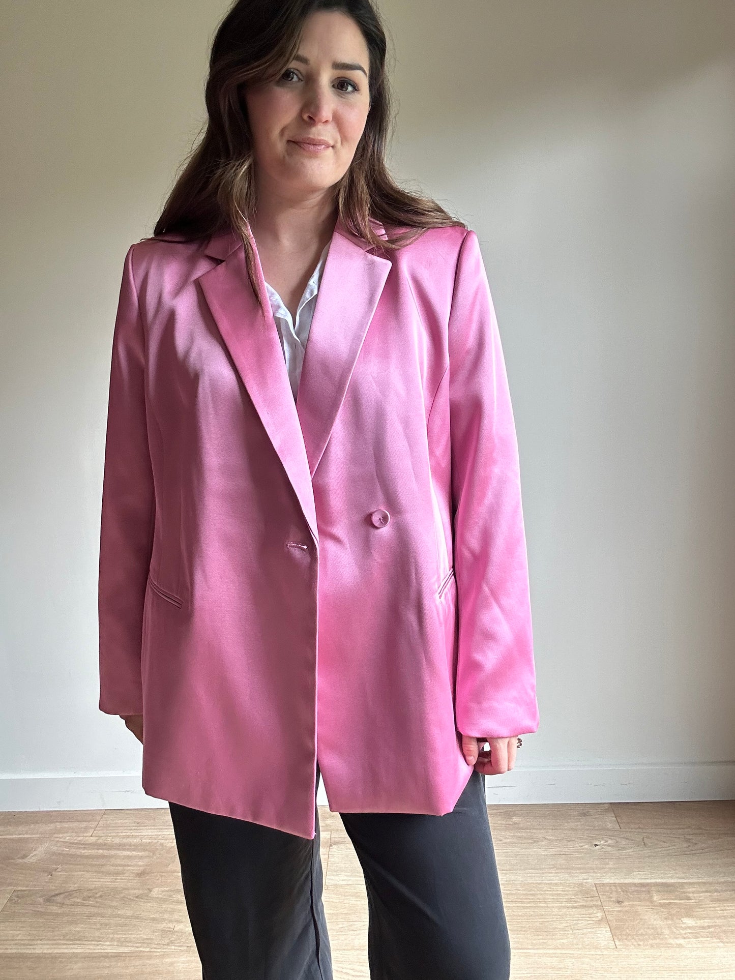 H&M Satin Blazer - Size 16-20