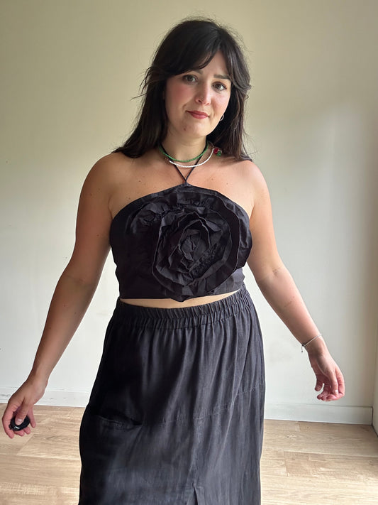 Zara Ruffle Flower Top, XL