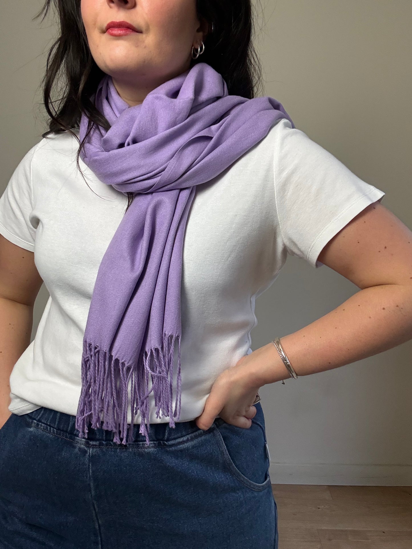 NEW Pure Cashmere Scarf, One Size