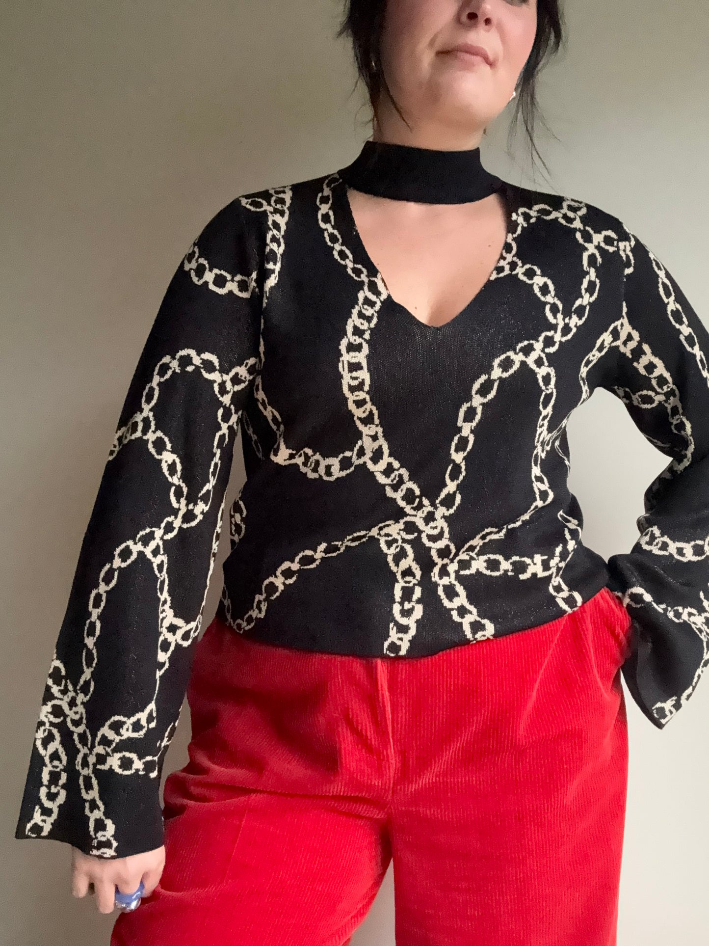 Kitri NEW Chain Print Knit, XS-M