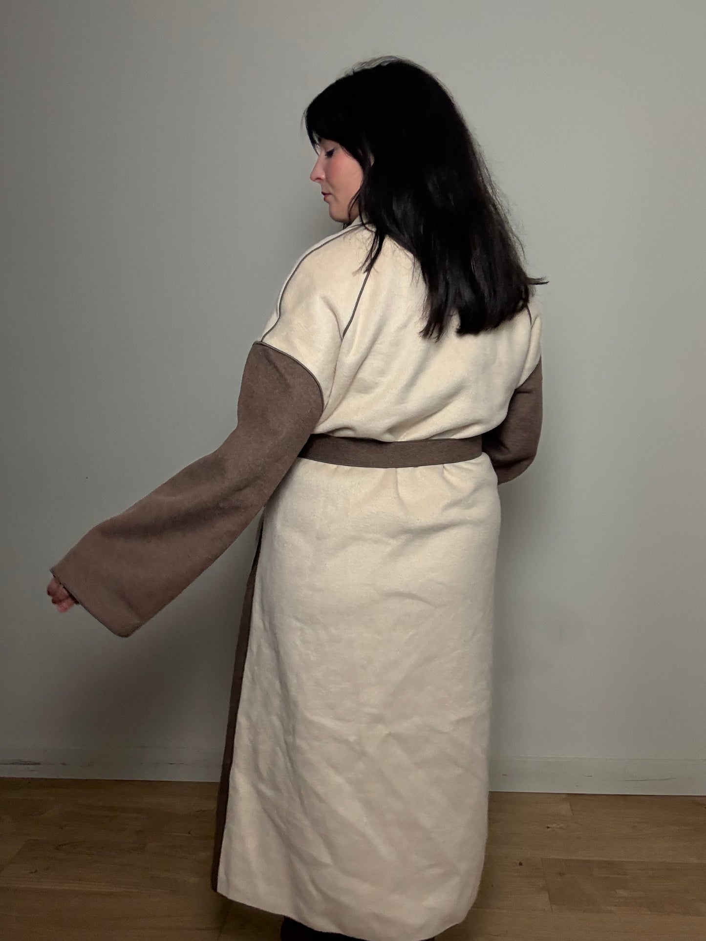 White Stuff Contrast Wool Coat, 18