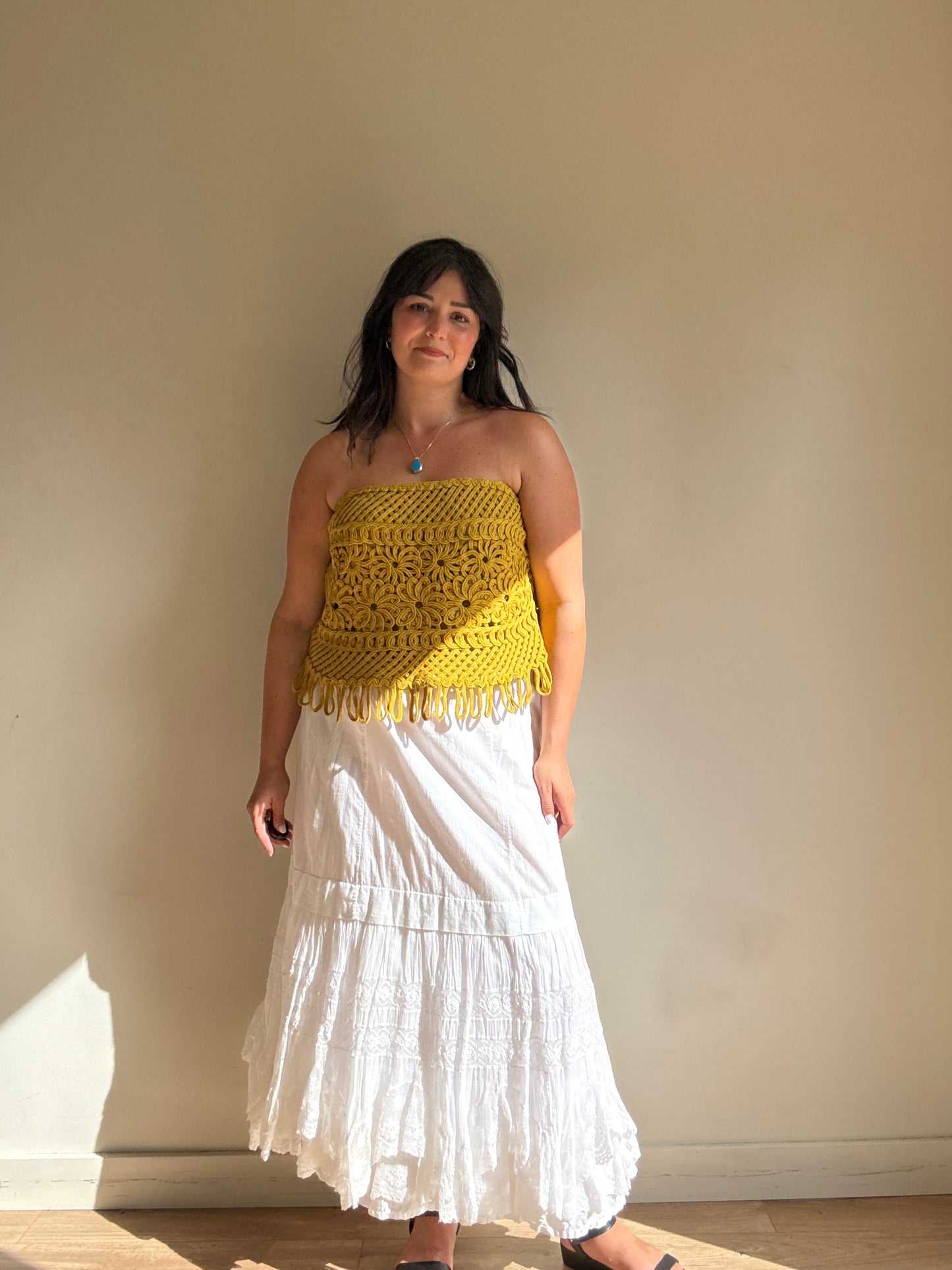 NEW M&S Crochet Strapless Top, 16