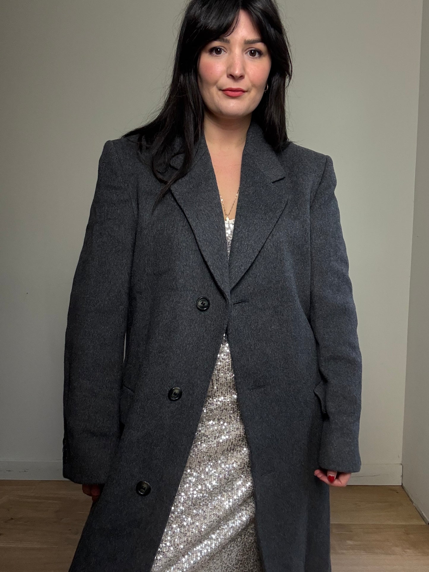 Vintage Hammersley English Wool, Silk & Cashmere Coat`, M-L