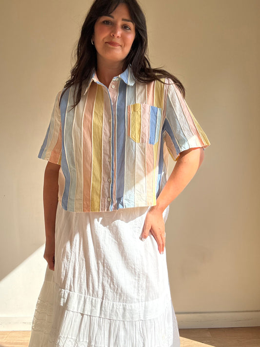 Sezane Stripe Shirt, 46