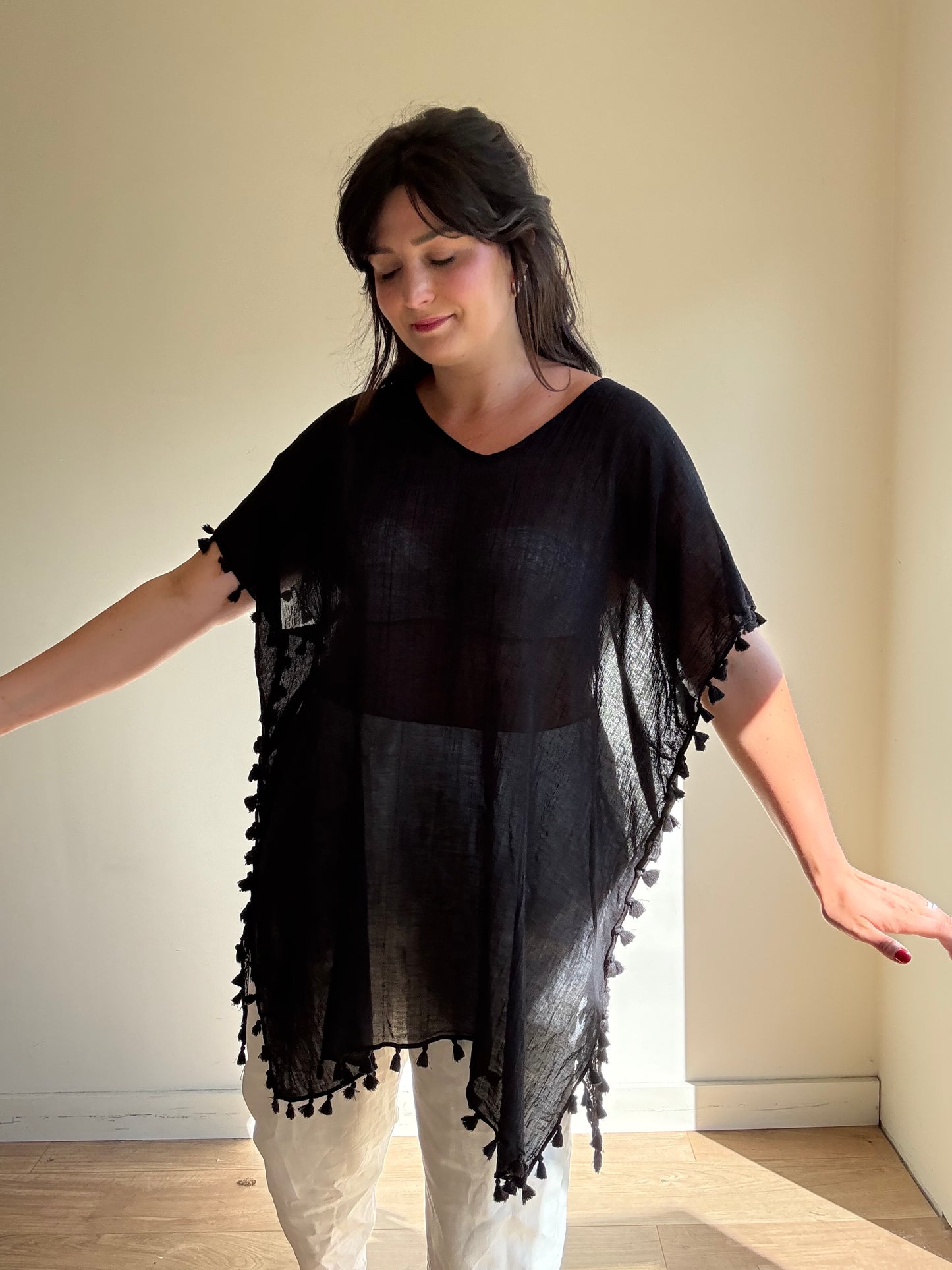 Seafolly Cotton Kaftan, One Size (Copy)