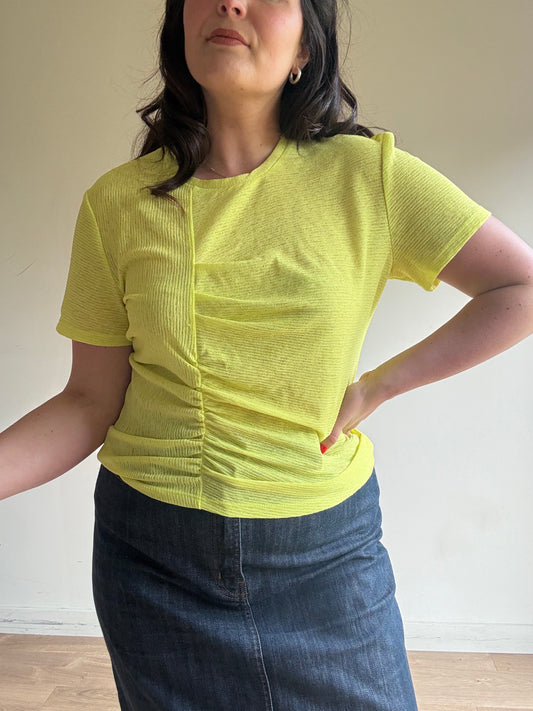 Bimba Y Lola Gathered Tshirt, L