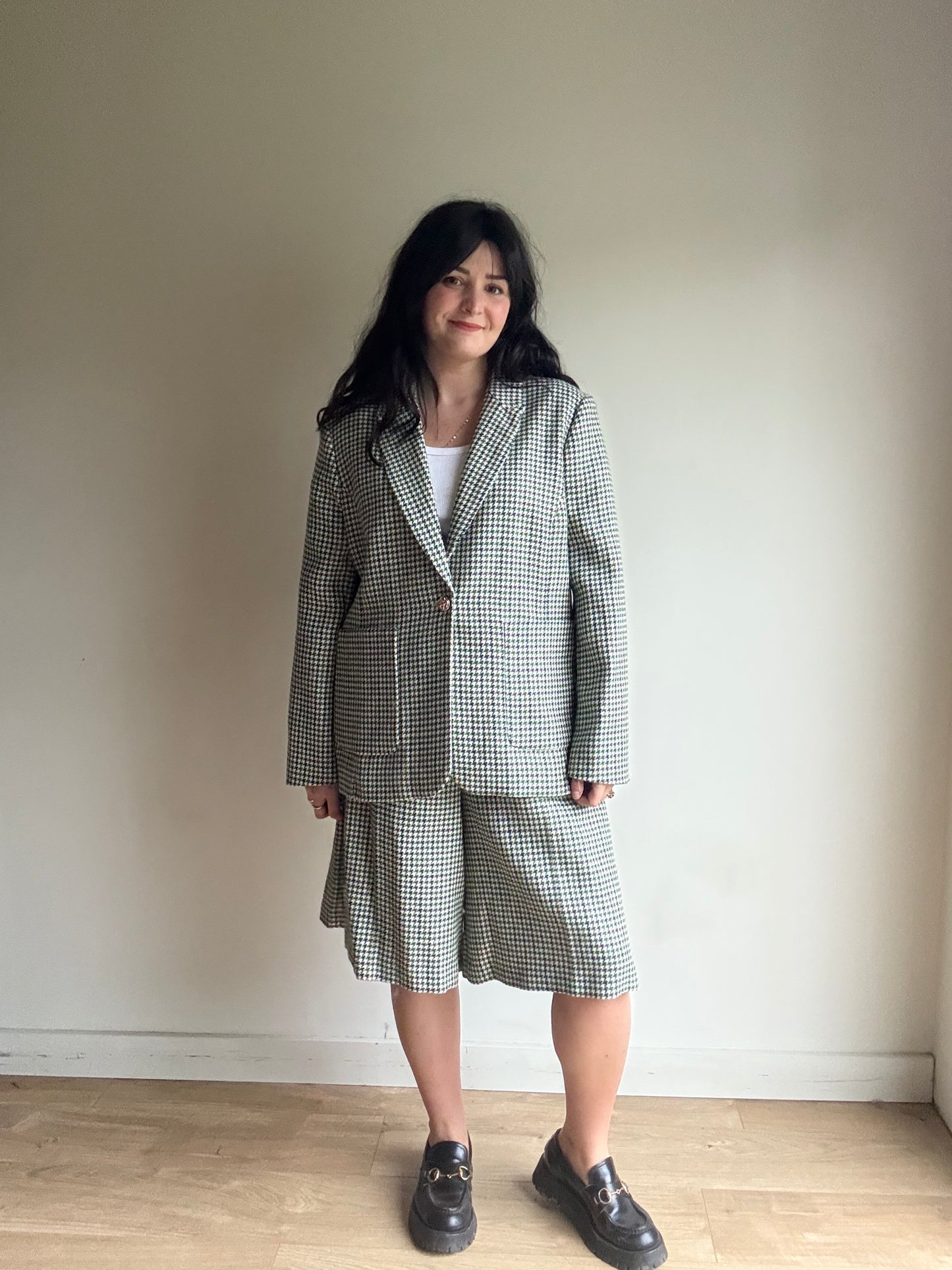 LK Bennett NEW Houndstooth Wool Blazer, 18