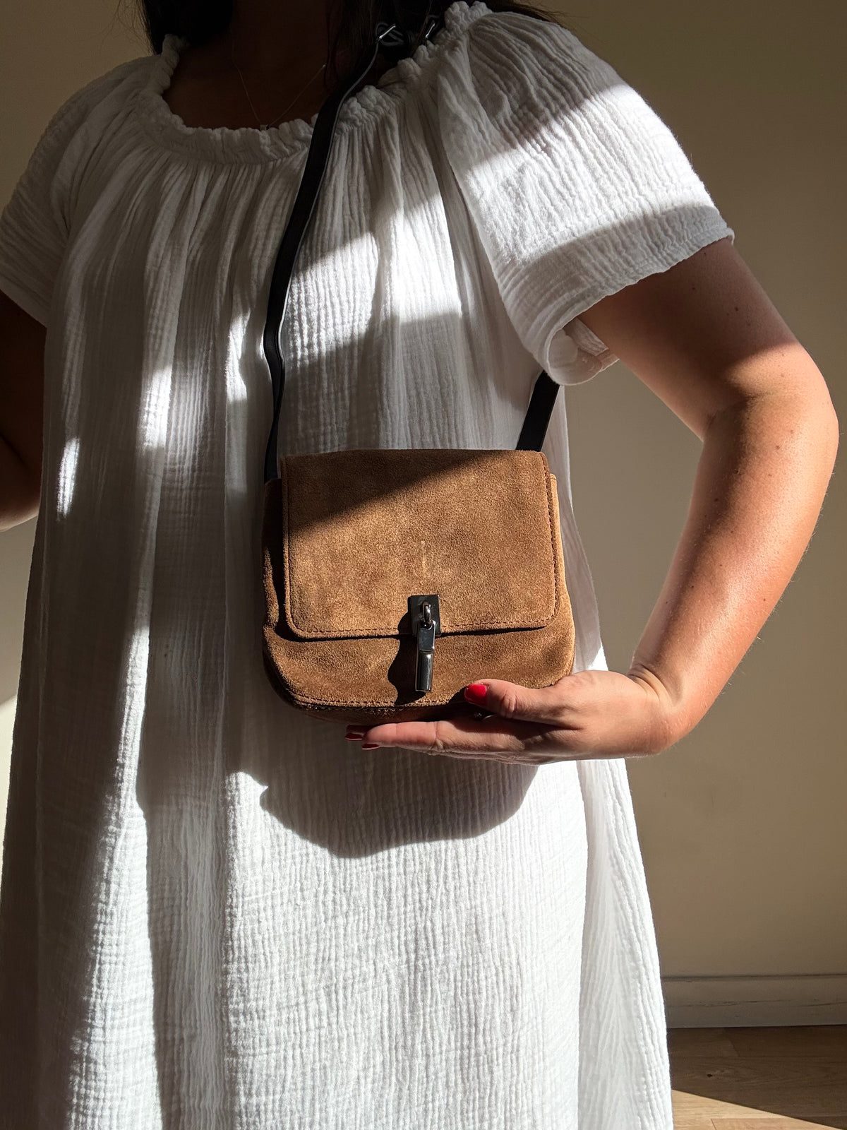 Elizabeth and James NEW Suede Belt Bag