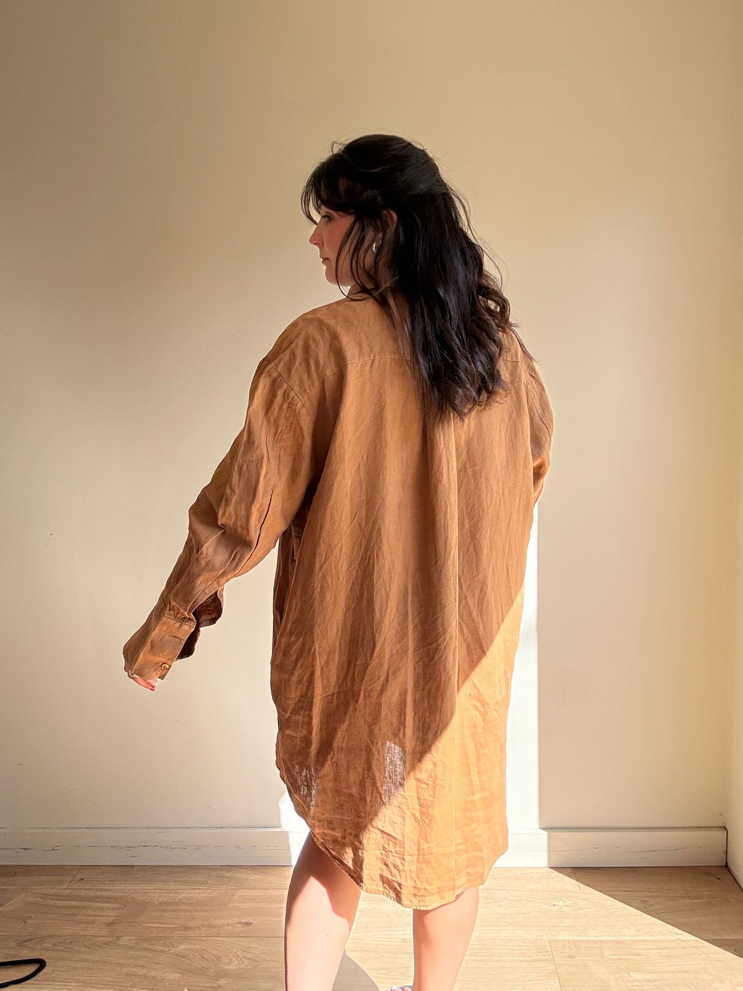 COS Linen Button Up Shirt Dress, 44