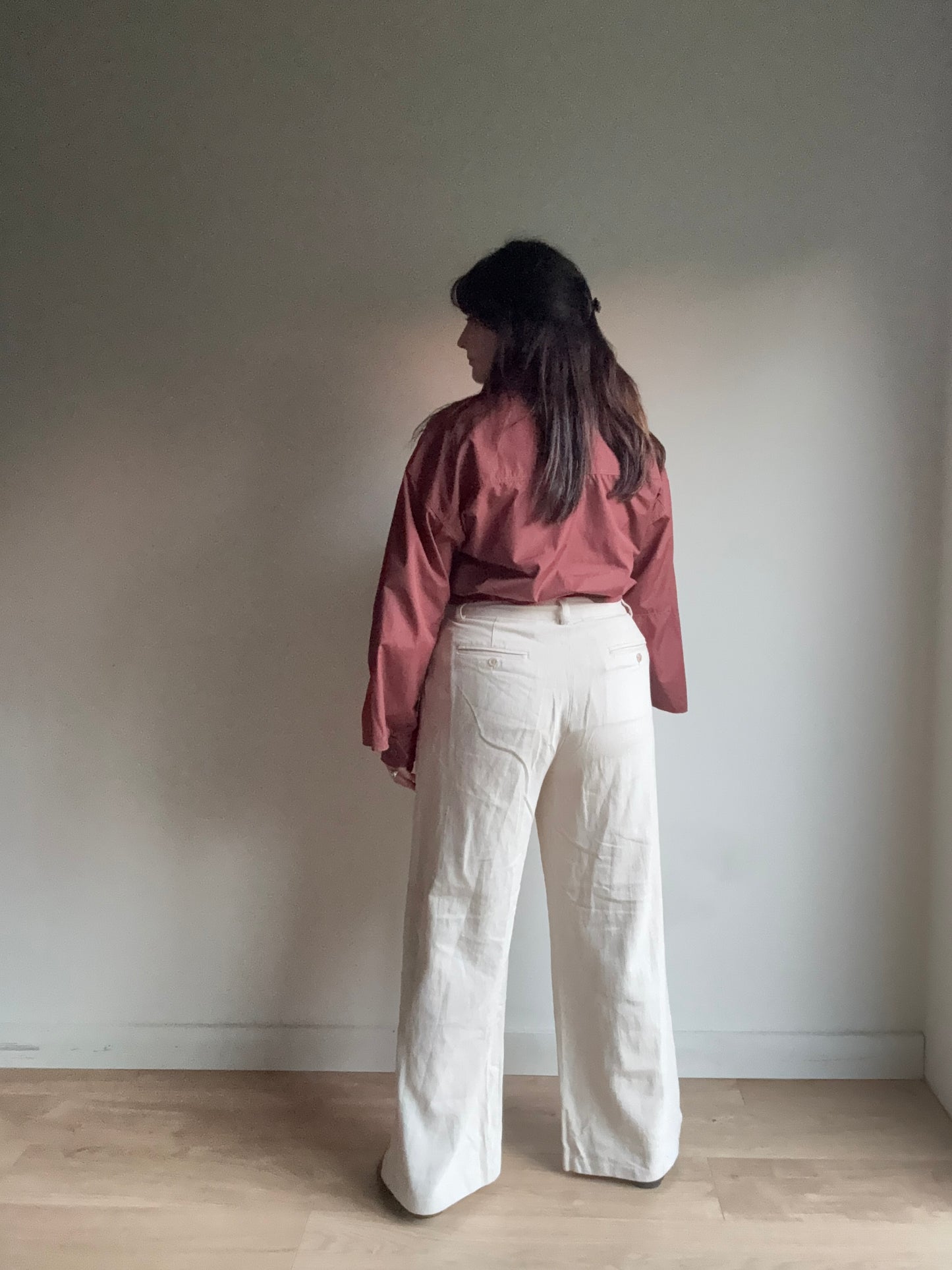 Albaray NEW Linen Twill Wide Leg Trousers, 16